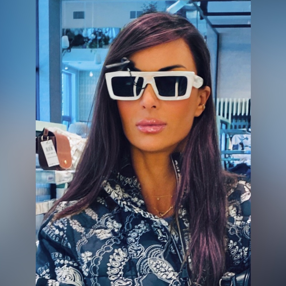 Brand new! CELINE 

57MM Flat-Top Rectangular Sunglasses